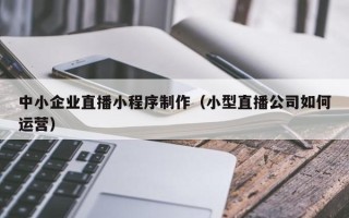 莱州中小企业直播小程序制作（小型直播公司如何运营）
